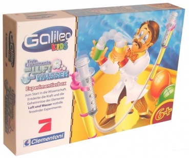 Galileo Kids Erste Experiment mit Luft und Wasser von Clementoni