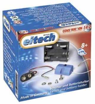 C142 Eitech Construction Metallbaukasten Erg�nzung Schalter und Batteriehalter C 142
