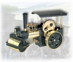 D 376 Dampfwalze schwarz/messing als Bausatz von Wilesco D376