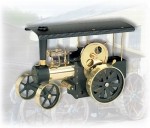 D 416 Dampftraktor schwarz/messing als Bausatz von Wilesco D416