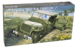 Heller Modellbausatz - US Truck & Trailer