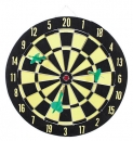 Happy People 72132 - Dartboard 44 cm mit 6 Dartpfeilen