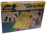 Tabaluga 3 Zeichenschablonen mit Buntstiften und Papier