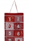 Preview: Megashop 2000 - Adventskalender XXL rot - mit extra großen Taschen zum Befüllen