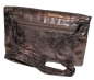 Preview: Tom Tailor Clutch Überschlagtasche altsilber glänzend - Handtasche Umhängetasche