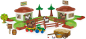 Preview: Wader Kid Cars 3D Pferderanch Pferde Spielset mit Pferdeboxen und Traktor