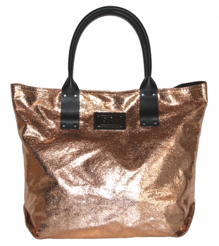 Buffalo Shopper Tasche bronze metallic Schultertasche Handtasche