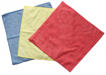 15 Mikrofaser Putztücher 32x32cm Mikrofaser Staubtuch Wischtuch
