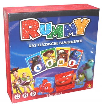 Asmodee 02028 - Disney Rummy mit Cars Nemo Toy Story