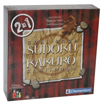 Clementoni 62880 - 2 in 1 Sudoku und Kakuro Challenge