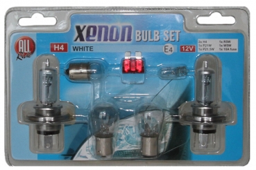 Xenon Auto Lampen Set H4 12 V Glühbirnen mit Sicherung 7-teilig