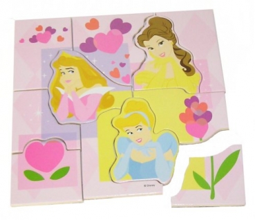 Disney Princess Magnetpuzzle aus Holz 10tlg