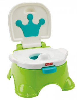 Mattel DLT00 - Fisher Price Lerntöpfchen mit Sound - Fussbank Fisherprice