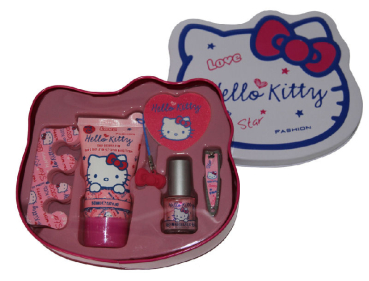 Hello Kitty Girl Set - Nagellack Nagelfeile Nagelknipser Zehseperator