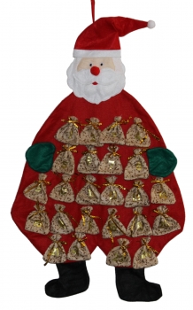 Megashop 2000 - Adventskalender Weihnachtsmann zum Befüllen