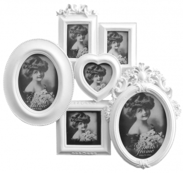 Galerierahmen 6er Polyresin - Fotorahmen Bildergalerie Bilderrahmen