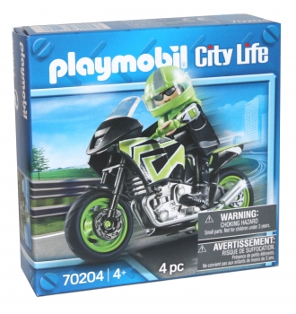 Playmobil City Life 70204 Motorradtour Motorradfahrer Spritztour durch die Stadt 