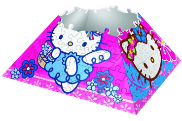 Preview: Ravensburger Hello Kitty 3D Puzzle Pyramide Pyramidenpuzzle
