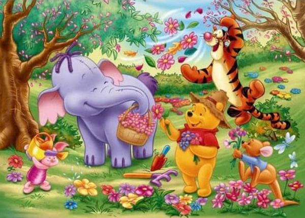 Clementoni 24347 - Winnie Puuh Maxi Puzzle 24 Teile - Bodenpuzzle