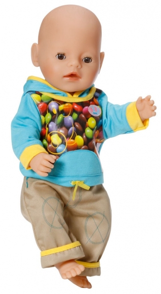 Zapf Creation 821411-2 - Baby Born Sweatshirt mit Hose für Baby Born Puppe
